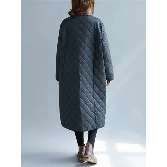 Original Solid Warm Thin Coat Original Solid Warm Thin Coat