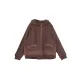 Artistic Retro Loose Long Sleeves Solid Color Zipper Hooded Outerwear Artistic Retro Loose Long Sleeves Solid Color Zipper Hooded Outerwear