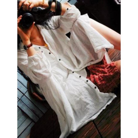 Loose Comfortable Lightly Peplum Outwear Loose Comfortable Lightly Peplum Outwear