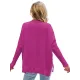Contrast Color Batwing Sleeves Long Sleeves Round-Neck Sweater Tops Pullovers Knitwear Contrast Color Batwing Sleeves Long Sleeves Round-Neck Sweater Tops Pullovers Knitwear