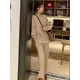 Casual Loose Solid Color Round-Neck Sweater Tops & Wide Leg Pants Suits Casual Loose Solid Color Round-Neck Sweater Tops & Wide Leg Pants Suits