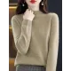 Office Long Sleeves Solid Color High-Neck Sweater Tops Pullovers Office Long Sleeves Solid Color High-Neck Sweater Tops Pullovers