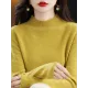 Office Long Sleeves Solid Color High-Neck Sweater Tops Pullovers Office Long Sleeves Solid Color High-Neck Sweater Tops Pullovers