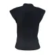 Casual Cap Sleeve Solid Color High-Neck Sweater Tops Pullovers Casual Cap Sleeve Solid Color High-Neck Sweater Tops Pullovers