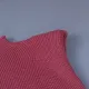 Casual Cap Sleeve Solid Color High-Neck Sweater Tops Pullovers Casual Cap Sleeve Solid Color High-Neck Sweater Tops Pullovers