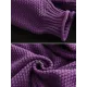 Vintage Long Sleeves Loose Solid Color High-Neck Sweater Tops Vintage Long Sleeves Loose Solid Color High-Neck Sweater Tops