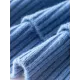 Casual Long Sleeves Loose Solid Color High-Neck Sweater Tops Casual Long Sleeves Loose Solid Color High-Neck Sweater Tops