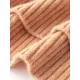 Casual Long Sleeves Loose Solid Color High-Neck Sweater Tops Casual Long Sleeves Loose Solid Color High-Neck Sweater Tops