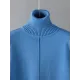 Casual Solid Long Sleeves High-Neck Sweater Tops & Drawstring Wide Leg Pants Suits Casual Solid Long Sleeves High-Neck Sweater Tops & Drawstring Wide Leg Pants Suits