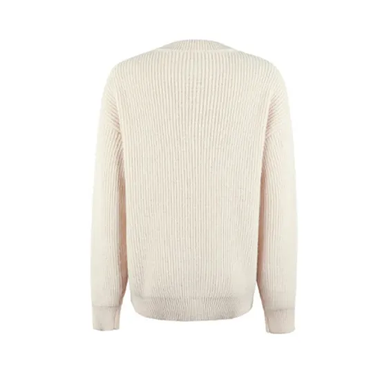 Casual Long Sleeves Solid Color Round-Neck Sweater Tops Casual Long Sleeves Solid Color Round-Neck Sweater Tops