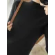 Skinny Solid Color Half Turtleneck Sweater Tops Skinny Solid Color Half Turtleneck Sweater Tops