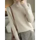Skinny Solid Color Half Turtleneck Sweater Tops Skinny Solid Color Half Turtleneck Sweater Tops