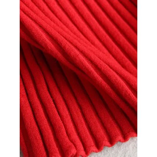 Solid Color Short Sleeves Skinny Boat Neck Sweater Pullovers Knitwear Solid Color Short Sleeves Skinny Boat Neck Sweater Pullovers Knitwear