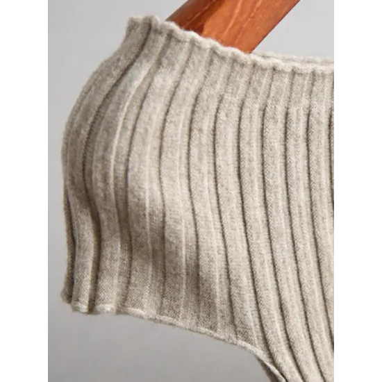 Solid Color Short Sleeves Skinny Boat Neck Sweater Pullovers Knitwear Solid Color Short Sleeves Skinny Boat Neck Sweater Pullovers Knitwear