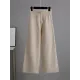 Urban Loose Long Sleeves Solid Color Round-Neck High-Low Sweater Tops & Wide Leg Pants Suits Urban Loose Long Sleeves Solid Color Round-Neck High-Low Sweater Tops & Wide Leg Pants Suits