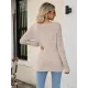 Casual Long Sleeves Skinny Solid Color Square-Neck Sweater Tops Casual Long Sleeves Skinny Solid Color Square-Neck Sweater Tops