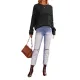 Hollow Pockets Solid Color Batwing Sleeves Long Sleeves Round-Neck Sweater Tops Pullovers Knitwear Hollow Pockets Solid Color Batwing Sleeves Long Sleeves Round-Neck Sweater Tops Pullovers Knitwear