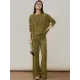Urban Loose Solid Round-Neck Vest Top& V-Neck Sweater Tops& Wide Leg Pants Three-Piece Set Urban Loose Solid Round-Neck Vest Top& V-Neck Sweater Tops& Wide Leg Pants Three-Piece Set