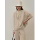 Urban Loose Solid Round-Neck Vest Top& V-Neck Sweater Tops& Wide Leg Pants Three-Piece Set Urban Loose Solid Round-Neck Vest Top& V-Neck Sweater Tops& Wide Leg Pants Three-Piece Set