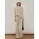 Urban Loose Solid Round-Neck Vest Top& V-Neck Sweater Tops& Wide Leg Pants Three-Piece Set Urban Loose Solid Round-Neck Vest Top& V-Neck Sweater Tops& Wide Leg Pants Three-Piece Set