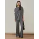 Urban Loose Solid Round-Neck Vest Top& V-Neck Sweater Tops& Wide Leg Pants Three-Piece Set Urban Loose Solid Round-Neck Vest Top& V-Neck Sweater Tops& Wide Leg Pants Three-Piece Set