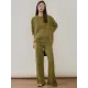Urban Loose Solid Round-Neck Vest Top& V-Neck Sweater Tops& Wide Leg Pants Three-Piece Set Urban Loose Solid Round-Neck Vest Top& V-Neck Sweater Tops& Wide Leg Pants Three-Piece Set