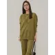 Urban Loose Solid Round-Neck Vest Top& V-Neck Sweater Tops& Wide Leg Pants Three-Piece Set Urban Loose Solid Round-Neck Vest Top& V-Neck Sweater Tops& Wide Leg Pants Three-Piece Set