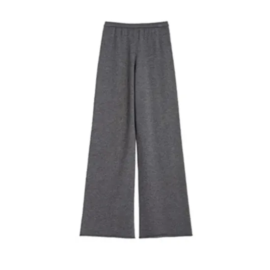 Urban Loose Solid Round-Neck Vest Top& V-Neck Sweater Tops& Wide Leg Pants Three-Piece Set Urban Loose Solid Round-Neck Vest Top& V-Neck Sweater Tops& Wide Leg Pants Three-Piece Set