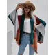 Original Creation Contrast Color Striped Sweater Tops Cardigan Coats Original Creation Contrast Color Striped Sweater Tops Cardigan Coats