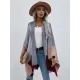 Original Creation Contrast Color Striped Sweater Tops Cardigan Coats Original Creation Contrast Color Striped Sweater Tops Cardigan Coats