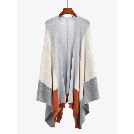 Original Creation Contrast Color Striped Sweater Tops Cardigan Coats Original Creation Contrast Color Striped Sweater Tops Cardigan Coats