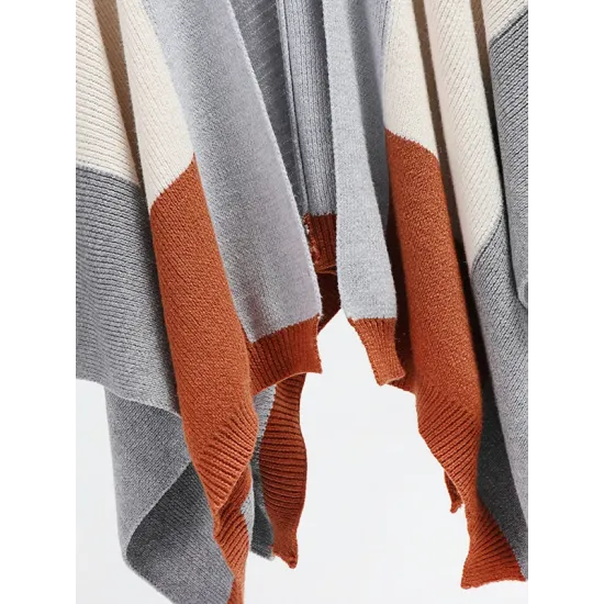 Original Creation Contrast Color Striped Sweater Tops Cardigan Coats Original Creation Contrast Color Striped Sweater Tops Cardigan Coats