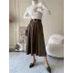 Simple Skinny Long Sleeves Solid Color High-Neck Pullovers