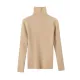 Simple Skinny Long Sleeves Solid Color High-Neck Pullovers