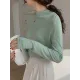 Simple Long Sleeves Skinny Solid Color High-Neck Pullovers Simple Long Sleeves Skinny Solid Color High-Neck Pullovers
