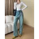 Solid Color Long Sleeves Skinny V-Neck Sweater Pullovers Knitwear Solid Color Long Sleeves Skinny V-Neck Sweater Pullovers Knitwear