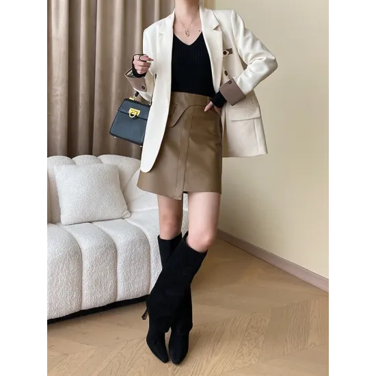 Solid Color Long Sleeves Skinny V-Neck Sweater Pullovers Knitwear Solid Color Long Sleeves Skinny V-Neck Sweater Pullovers Knitwear