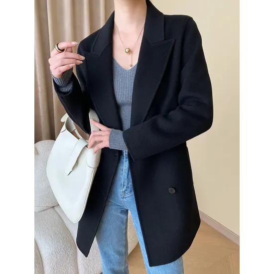 Solid Color Long Sleeves Skinny V-Neck Sweater Pullovers Knitwear Solid Color Long Sleeves Skinny V-Neck Sweater Pullovers Knitwear