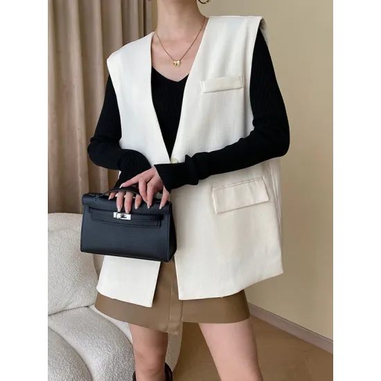 Solid Color Long Sleeves Skinny V-Neck Sweater Pullovers Knitwear Solid Color Long Sleeves Skinny V-Neck Sweater Pullovers Knitwear