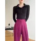 Casual Skinny Loose Solid Color Lapel Collar Pullovers Casual Skinny Loose Solid Color Lapel Collar Pullovers