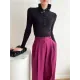 Casual Skinny Loose Solid Color Lapel Collar Pullovers Casual Skinny Loose Solid Color Lapel Collar Pullovers
