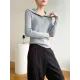 Casual Skinny Loose Solid Color Lapel Collar Pullovers Casual Skinny Loose Solid Color Lapel Collar Pullovers