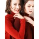 Casual Skinny Long Sleeves Solid Color Heaps Collar Sweater Tops Pullovers Casual Skinny Long Sleeves Solid Color Heaps Collar Sweater Tops Pullovers