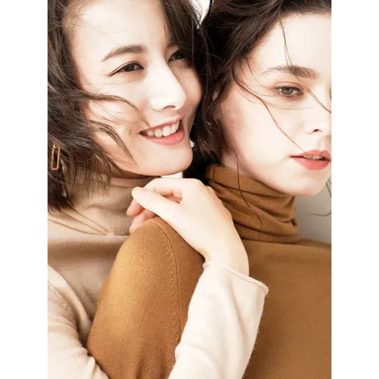 Casual Skinny Long Sleeves Solid Color Heaps Collar Sweater Tops Pullovers Casual Skinny Long Sleeves Solid Color Heaps Collar Sweater Tops Pullovers