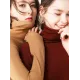 Casual Skinny Long Sleeves Solid Color Heaps Collar Sweater Tops Pullovers Casual Skinny Long Sleeves Solid Color Heaps Collar Sweater Tops Pullovers