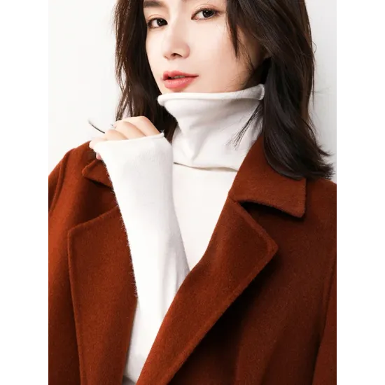 Casual Skinny Long Sleeves Solid Color Heaps Collar Sweater Tops Pullovers Casual Skinny Long Sleeves Solid Color Heaps Collar Sweater Tops Pullovers