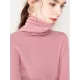 Casual Skinny Long Sleeves Solid Color Heaps Collar Sweater Tops Pullovers Casual Skinny Long Sleeves Solid Color Heaps Collar Sweater Tops Pullovers
