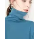 Casual Skinny Long Sleeves Solid Color Heaps Collar Sweater Tops Pullovers Casual Skinny Long Sleeves Solid Color Heaps Collar Sweater Tops Pullovers