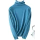 Casual Skinny Long Sleeves Solid Color Heaps Collar Sweater Tops Pullovers Casual Skinny Long Sleeves Solid Color Heaps Collar Sweater Tops Pullovers