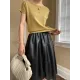 Stylish Loose Solid Color Boat Neck Knitwear Pullovers Tops Stylish Loose Solid Color Boat Neck Knitwear Pullovers Tops